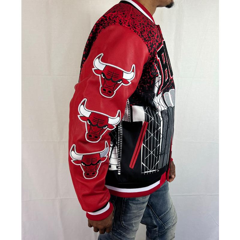 シカゴ ブルズ ジャケット スタジャン BULLS NBA 赤 レッド シカゴ ブルズ ジャケット スタジャン BULLS NBA 赤 レッド