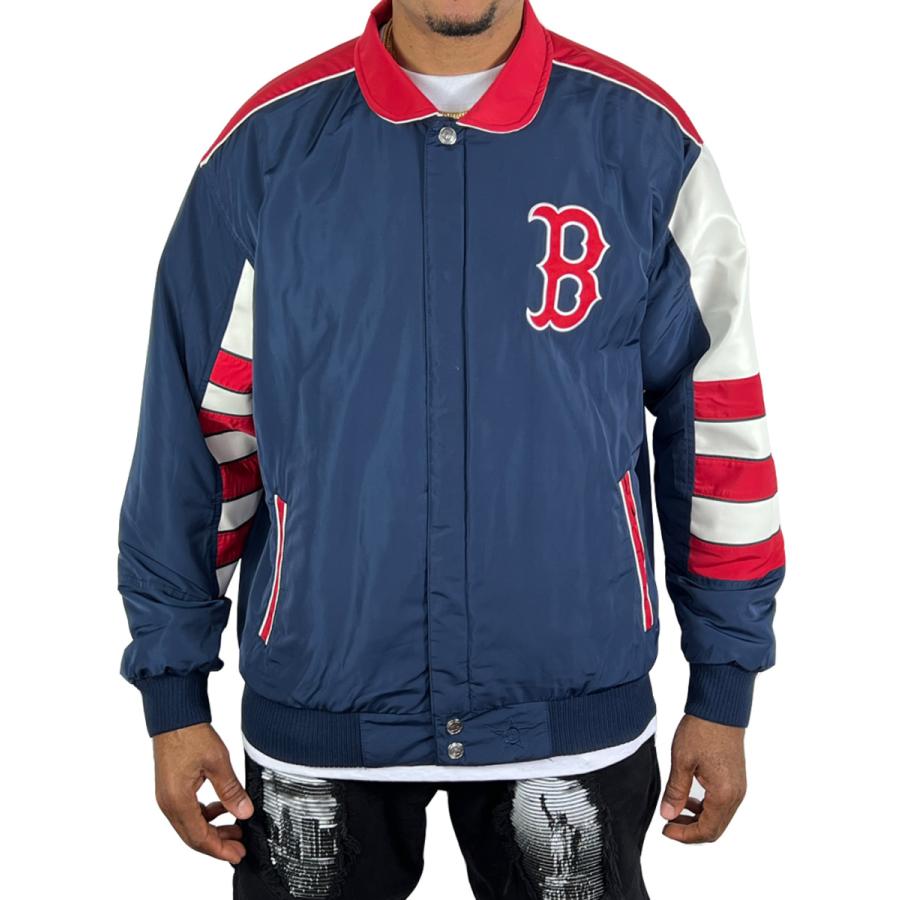 レッドソックス リバーシブル ジャケット BOSTON RED SOX MLB ネイビー