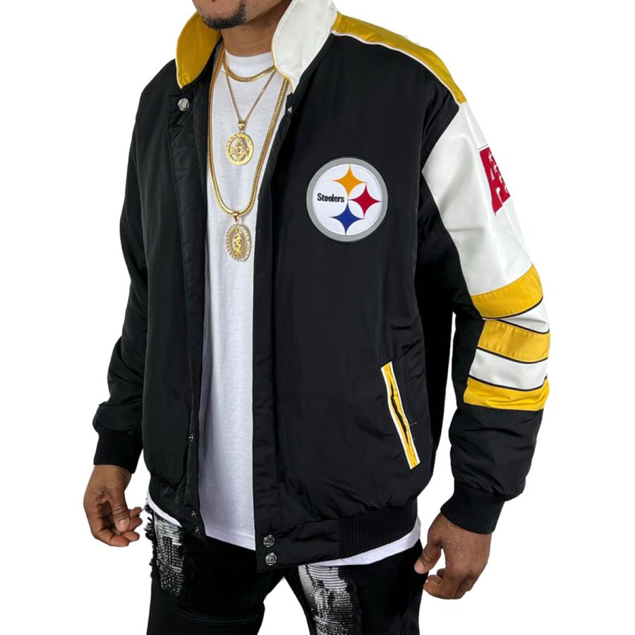 スティーラーズ リバーシブル ジャケット Pittsburgh Steelers スティーラーズ リバーシブル ジャケット Pittsburgh Steelers