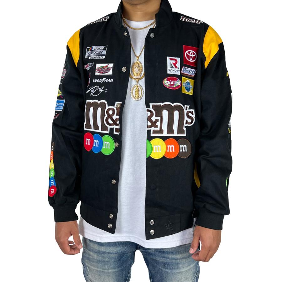 ナスカー jhデザイン レーシング ジャケット NASCAR jhDesign m&m