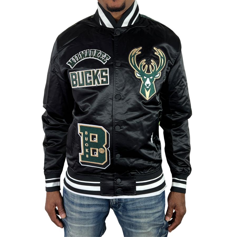 PRO STANDARD Milwaukee Bucks SUBLIMATED SATIN JACKET