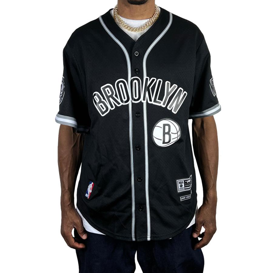 ProStandard ブルックリン ネッツ ベースボール メッシュ シャツ Brooklyn Nets 黒 ブラック 白 ホワイト プロスタンダード メンズ バスケ NBA○js102 : NEW EDITION - 通販 - Yahoo!ショッピング ProStandard ブルックリン ネッツ ベースボール メッシュ シャツ Brooklyn Nets 黒 ブラック 白 ホワイト プロスタンダード メンズ バスケ NBA○js102 : NEW EDITION - 通販 - Yahoo!ショッピング