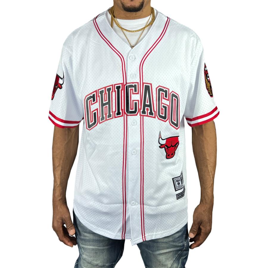 ProStandard シカゴ ブルズ ベースボール メッシュ シャツ Bulls ProStandard シカゴ ブルズ ベースボール メッシュ シャツ Bulls