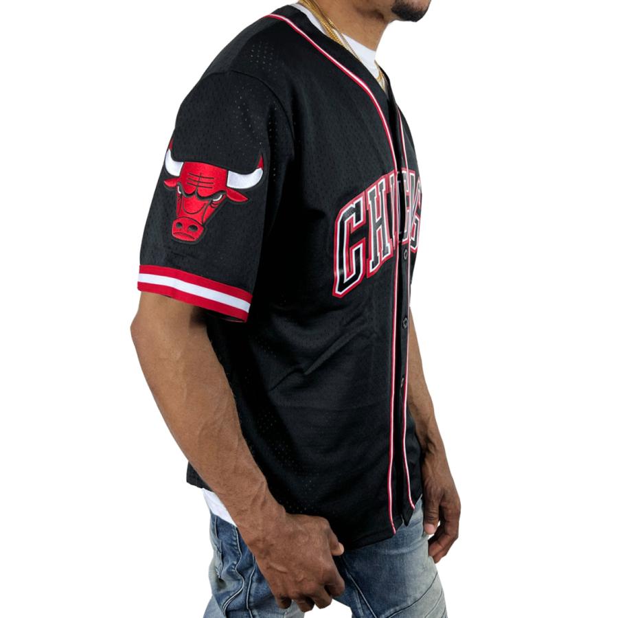ProStandard シカゴ ブルズ ベースボール メッシュ シャツ Bulls ProStandard シカゴ ブルズ ベースボール メッシュ シャツ Bulls