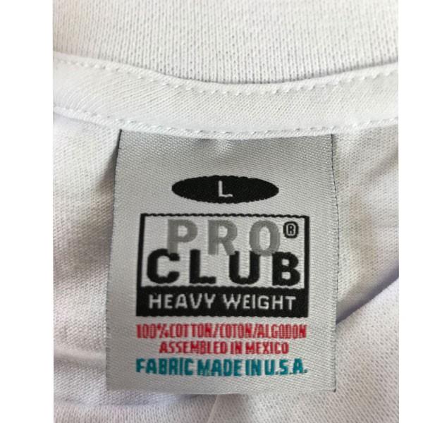 PRO CLUB プロクラブ ロングＴシャツ 白 ホワイト 長袖 ロンティー ロンT 長T メンズ トップス 大きい ヘヴィーウエイト 無地●lt44b｜neweditionhiphop｜04