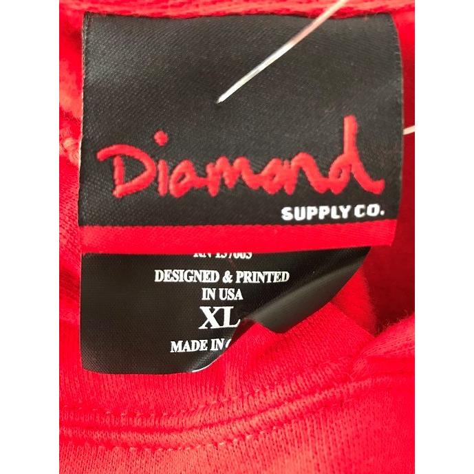 ダイアモンドサプライ プルオーバー パーカー 赤 レッド メンズ フーディー Diamond Supply 春秋冬 長袖 男女兼用●pk726｜neweditionhiphop｜07