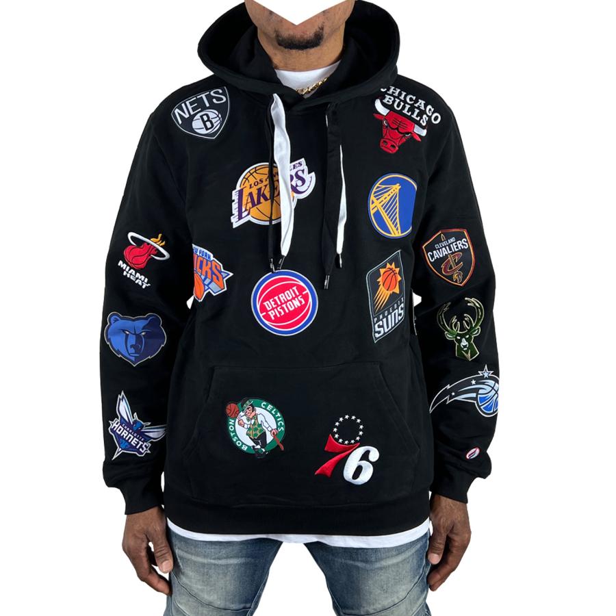FISLL NBA オール チーム ロゴ プルオーバー かぶり フーディー FISLL NBA オール チーム ロゴ プルオーバー かぶり フーディー