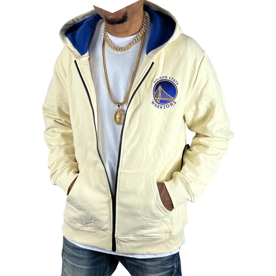 FISLL Warriors BACK LOGO ZIP HOODIE NBA ウォリアーズ ロゴ ジップ