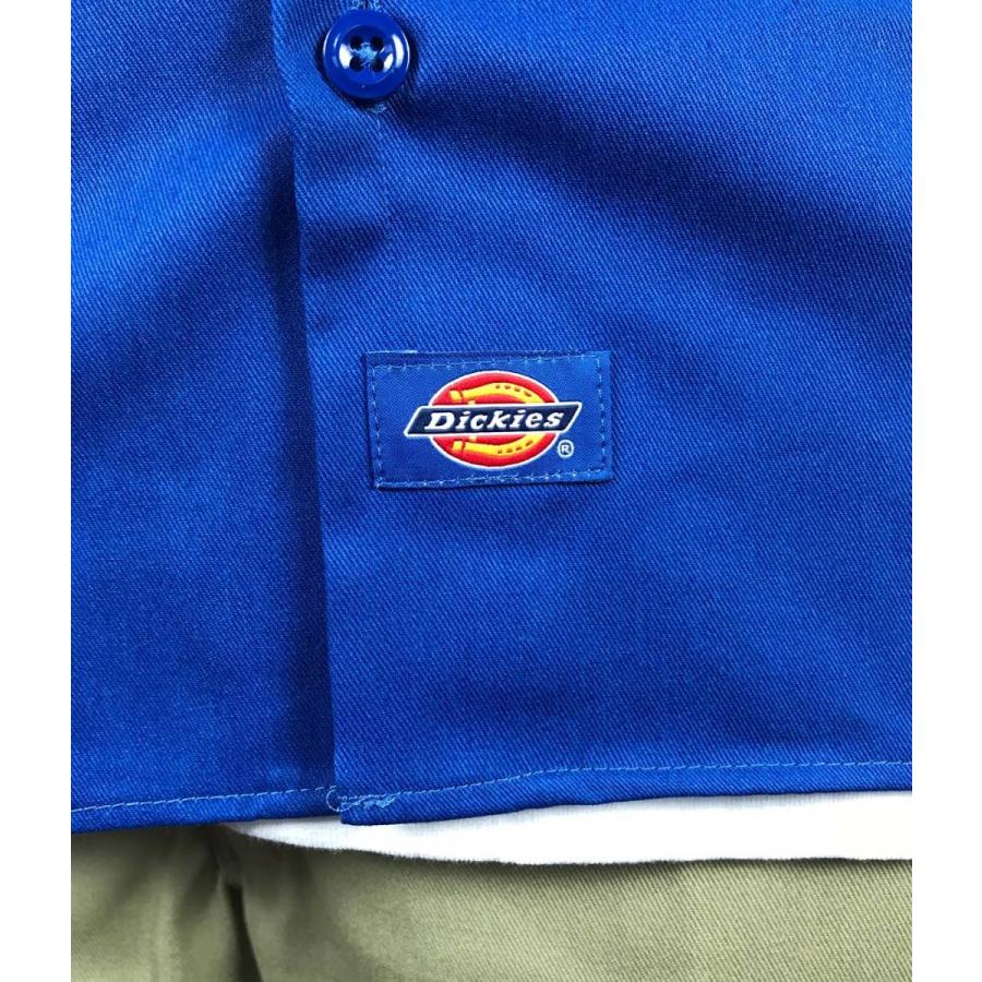 Dickies（ディッキーズ） 半袖 ワークシャツ ロイヤルブルー 青 USA