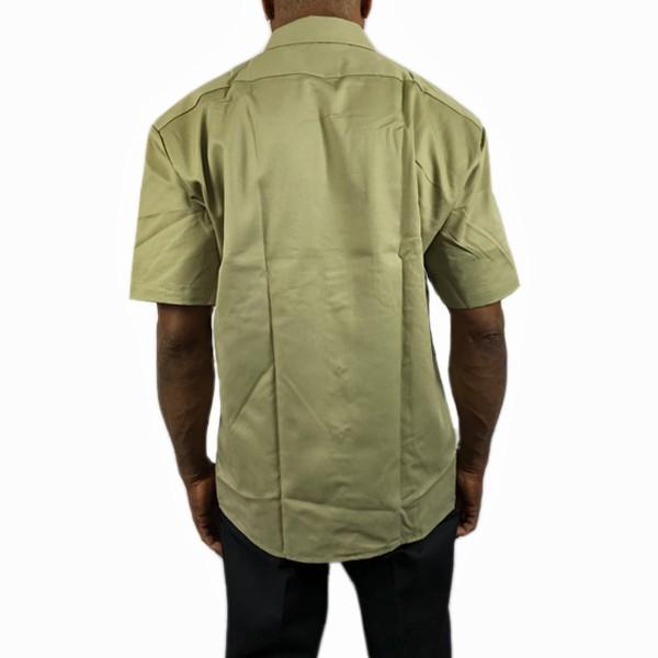 ディッキーズ 半袖 ワークシャツ Dickies カーキ USAモデル メンズ 