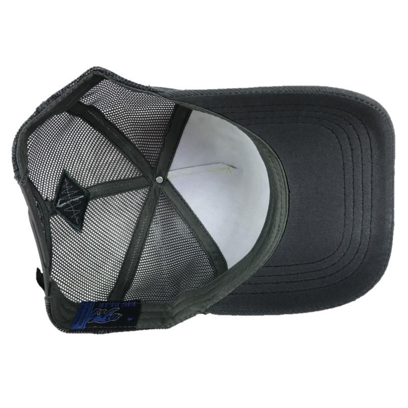 マリファナ スナップバック メッシュ キャップ グレー 緑 グリーン