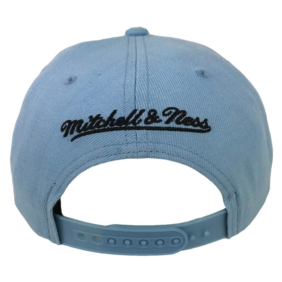 Mitchell&Ness LAKERS スナップバック キャップ 水色 ライトブルー