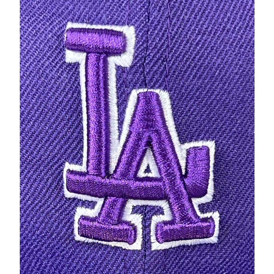 newera LA Dodgers ロサンゼルス ドジャース キャップ 紫 パープル 白 