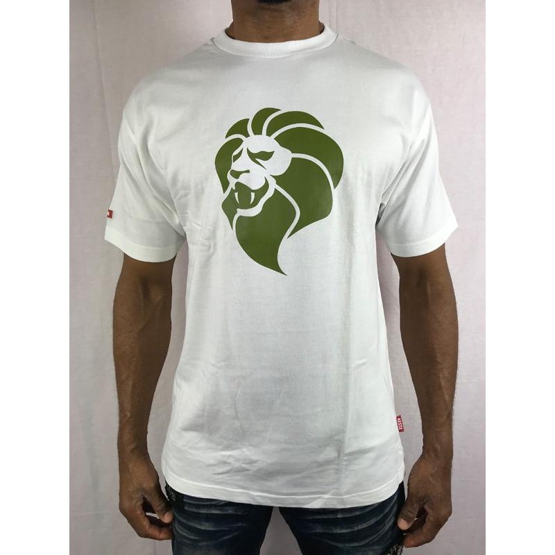 Nesta Brand ネスタブランド Tシャツ ライオンヘッド ロゴ 半袖 メンズ 白 ホワイト カーキ Ts371 Ts371 New Edition Hiphop 通販 Yahoo ショッピング