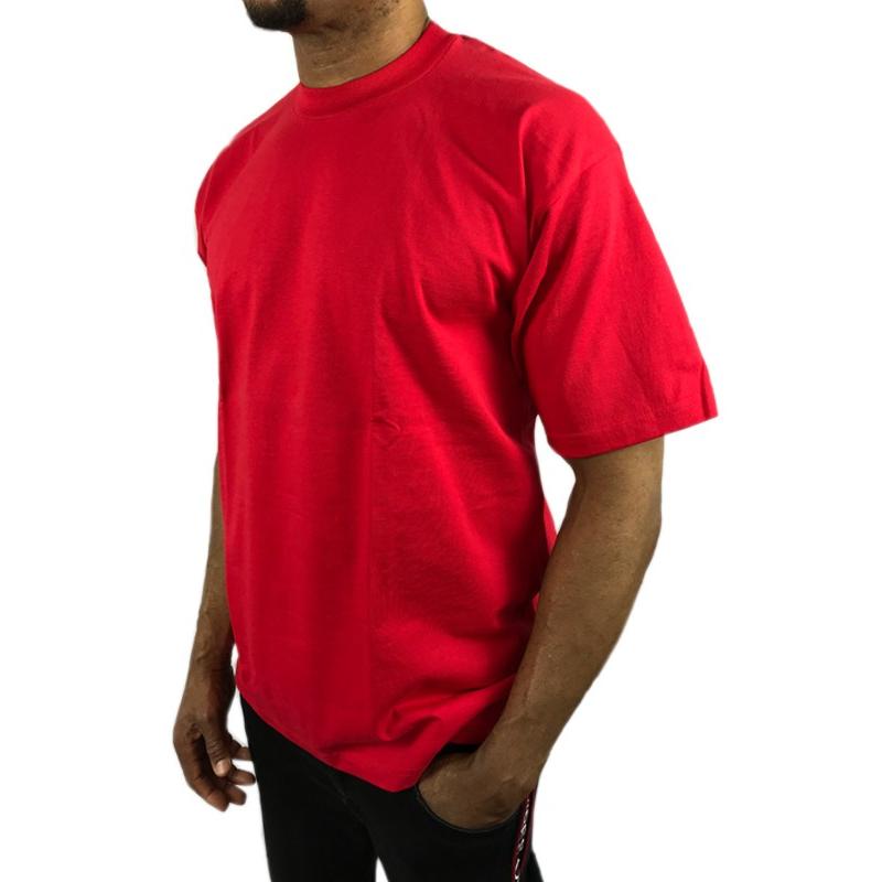 PRO CLUB（プロクラブ） Tシャツ 赤 レッド メンズ 大きい トップス 春