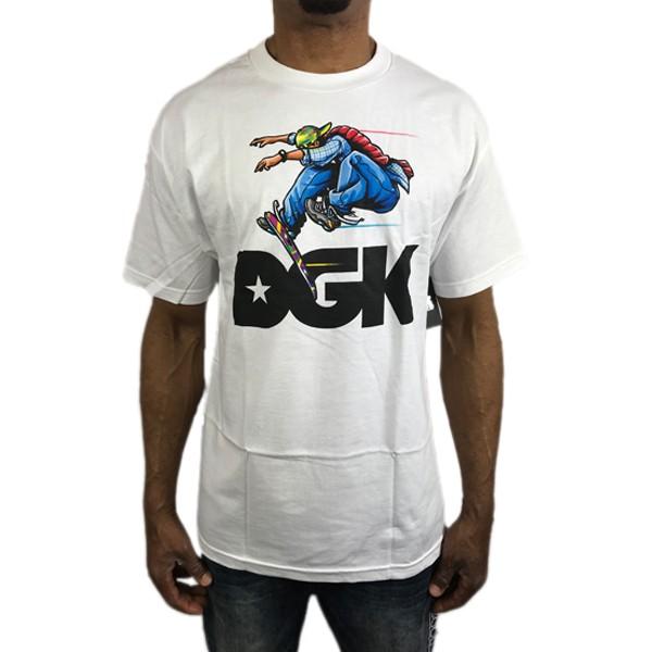 DGK Tシャツ ディージーケー FUTURE メンズ 半袖 ホワイト 白 プリント メンズ●tsa181｜neweditionhiphop