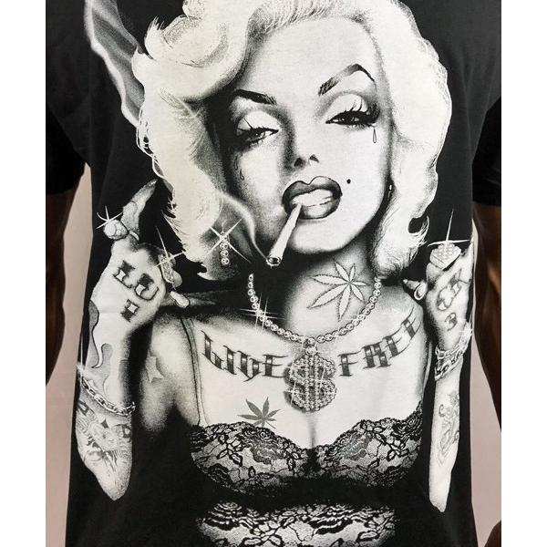 プリント Tシャツ アーティスト マリリン モンロー タトゥー 半袖 たばこ セクシー 女性 メンズ Tsa256 Tsa256 New Edition Hiphop 通販 Yahoo ショッピング