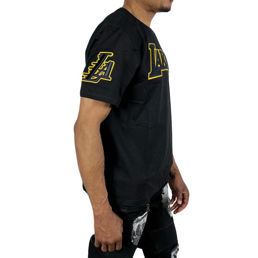 プロスタンダード　ロサンゼルス・レイカーズ Tシャツ NBA 75周年記念　S ProStandard ロサンゼルス レイカーズ Tシャツ 黄色 イエロー