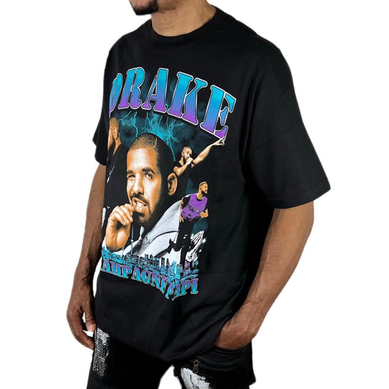 THREADS ON DEMAND Tシャツ DRAKE ドレイク 半袖 黒 ブラック スレッド