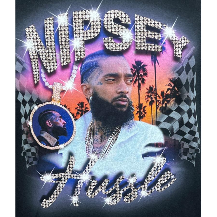 Bogus Goods Tシャツ Nipsey Hussle 黒 ブラック ボーガスグッズ