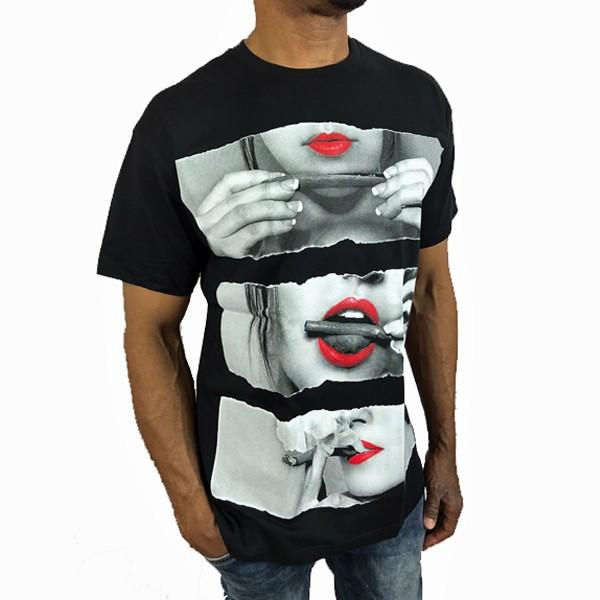 プリント Tシャツ たばこ シガー 唇 セクシー 女 レディー 女性 煙 スモーク メンズ Tsa87 Tsa87 New Edition Hiphop 通販 Yahoo ショッピング