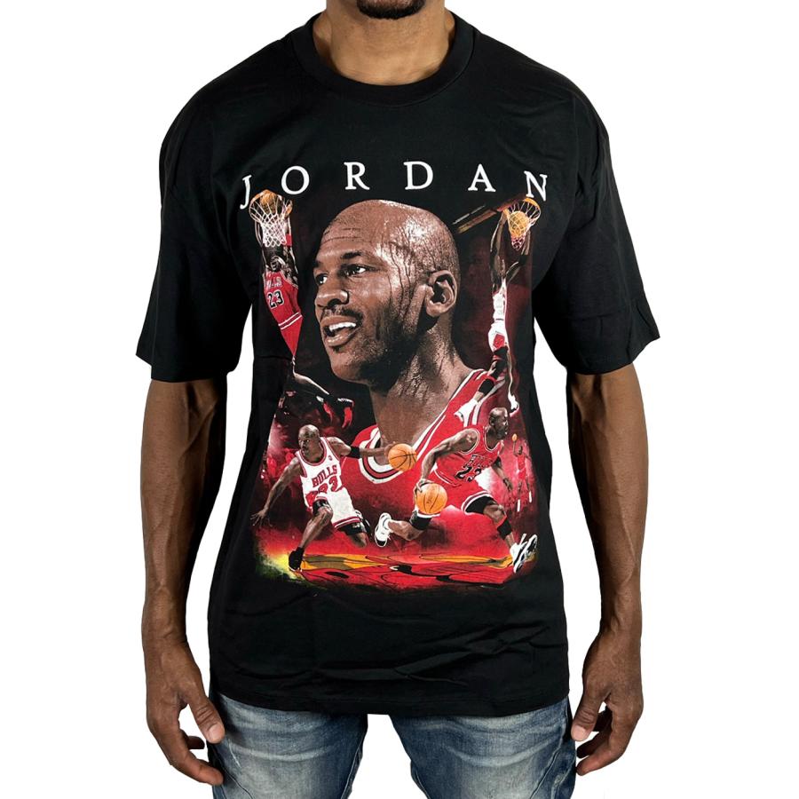 THREADS ON DEMAND highlights Tシャツ JORDAN ジョーダン ハイライト GOAT 半袖 黒 男女兼用