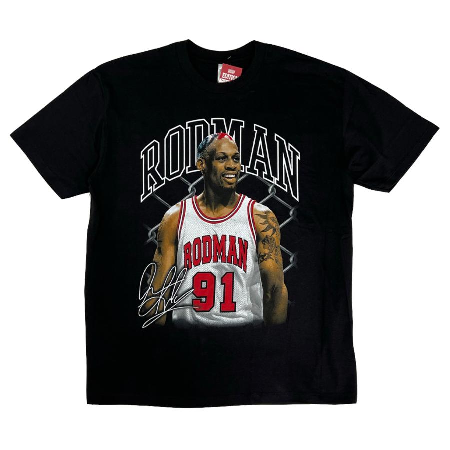 THREADS ON DEMAND DENNIS RODMAN Tシャツ デニス ロッドマン 半袖 黒