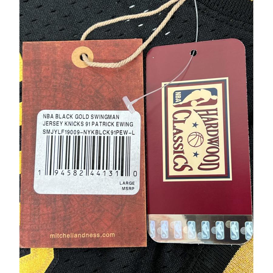 Mitchell&Ness NBA BLACK GOLD SWINGMAN JERSEY KNICKS 91