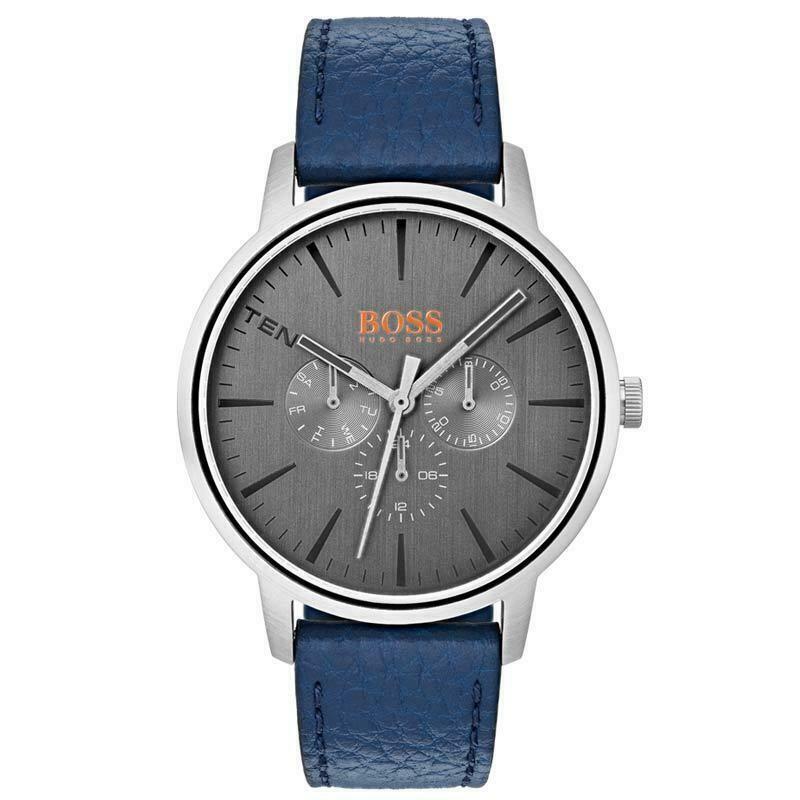 Hugo Boss ヒューゴボス Orange Copenhagen オレンジ コペンハーゲン 1550066 グレー ブルー 腕時計 メンズ 1550066 腕時計ショップ Newest 通販 Yahoo ショッピング