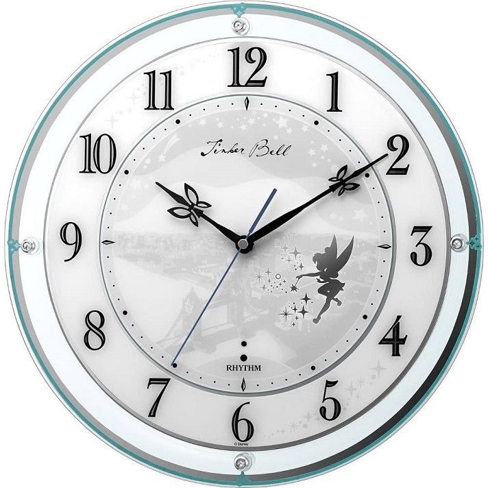 Rhythm リズム時計 掛け時計 ティンカー ベル Disney ディズニー 4my854mt05 電波時計 4my854mt05 腕時計ショップ Newest 通販 Yahoo ショッピング