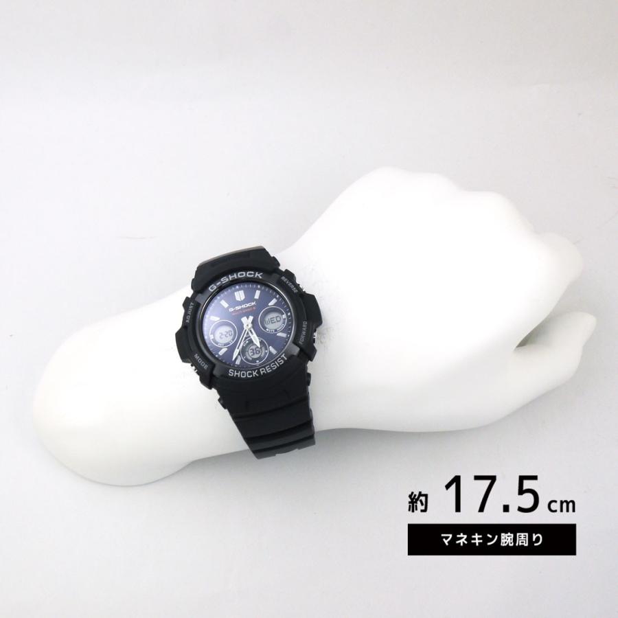CASIO G-SHOCK 電波ソーラー AWG-M100SB-2A メンズ カシオ Gショック 電波時計 マルチバンド6 タフソーラー ネイビー  ブラック 海外モデル 腕時計