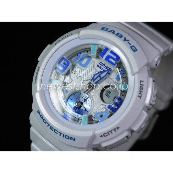 CASIO カシオ Baby-G ベビーG Beach Traveler Series ビーチ・トラベラー・シリーズ BGA-190-7B ホワイト 海外モデル レディース 腕時計｜newest