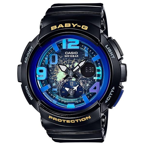 正規品 CASIO カシオ Baby-G ベビーG Beach Traveler Series ビーチ・トラベラー・シリーズ BGA-190GL-1BJF ブラック 腕時計 レディース｜newest