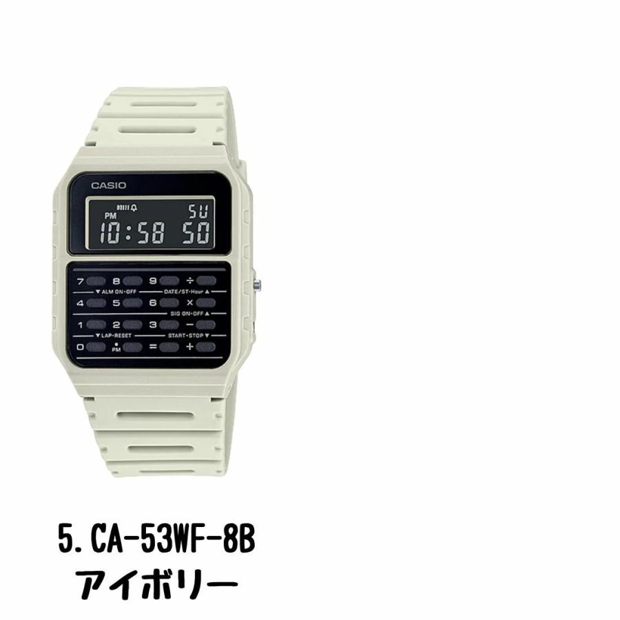 送料無料 CASIO カシオ CALCULATOR カリキュレーター チープカシオ　チプカシ CA-53WF ブラック 腕時計｜newest｜08