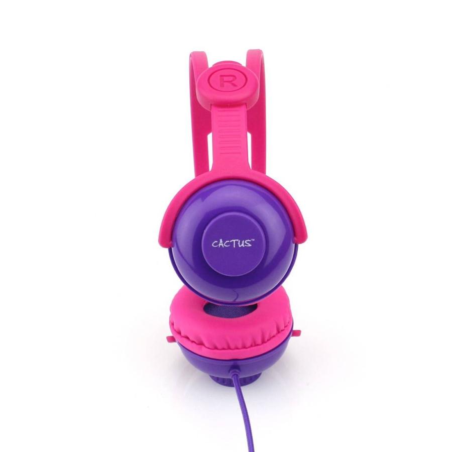 Cactus カクタス キッズ ヘッドホン ステレオヘッドホン 子供用 女の子 Ch 02 M05 ダイヤル式ボリュームコントロール パープル ピンク 正規品 送料無料 Ch 02 M05 腕時計ショップ Newest 通販 Yahoo ショッピング