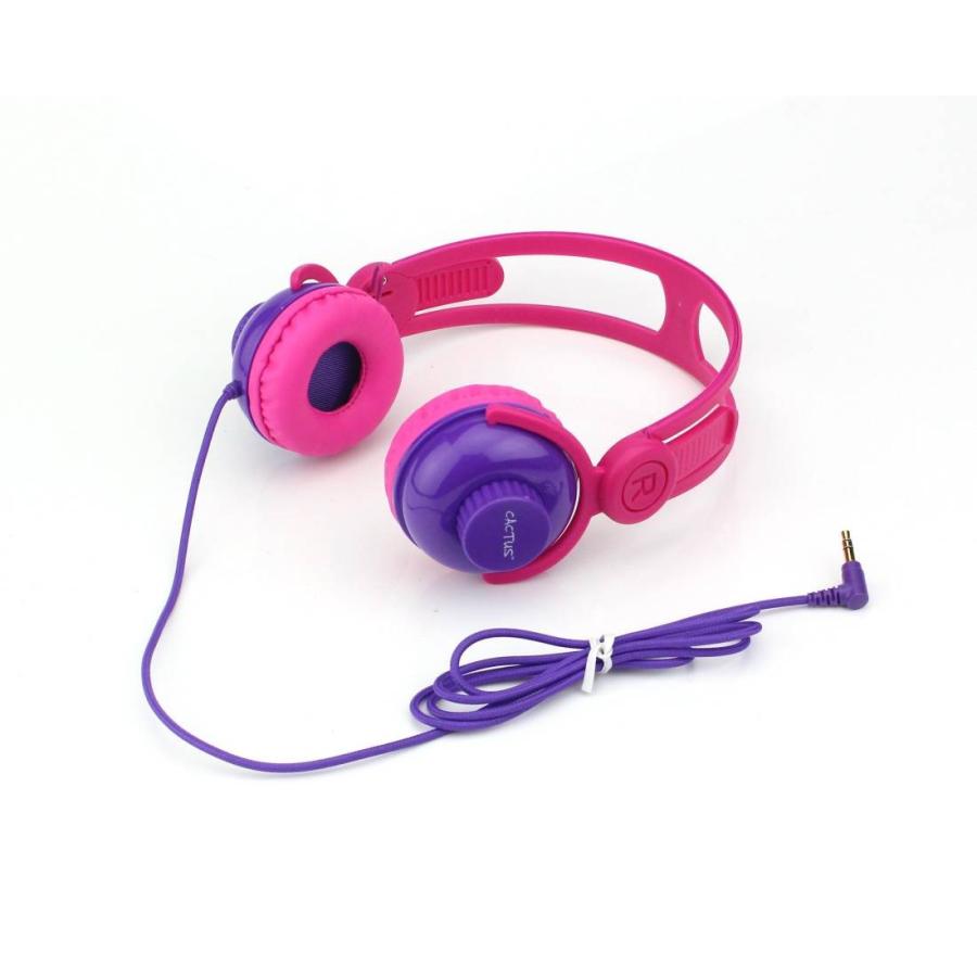Cactus カクタス キッズ ヘッドホン ステレオヘッドホン 子供用 女の子 Ch 02 M05 ダイヤル式ボリュームコントロール パープル ピンク 正規品 送料無料 Ch 02 M05 腕時計ショップ Newest 通販 Yahoo ショッピング
