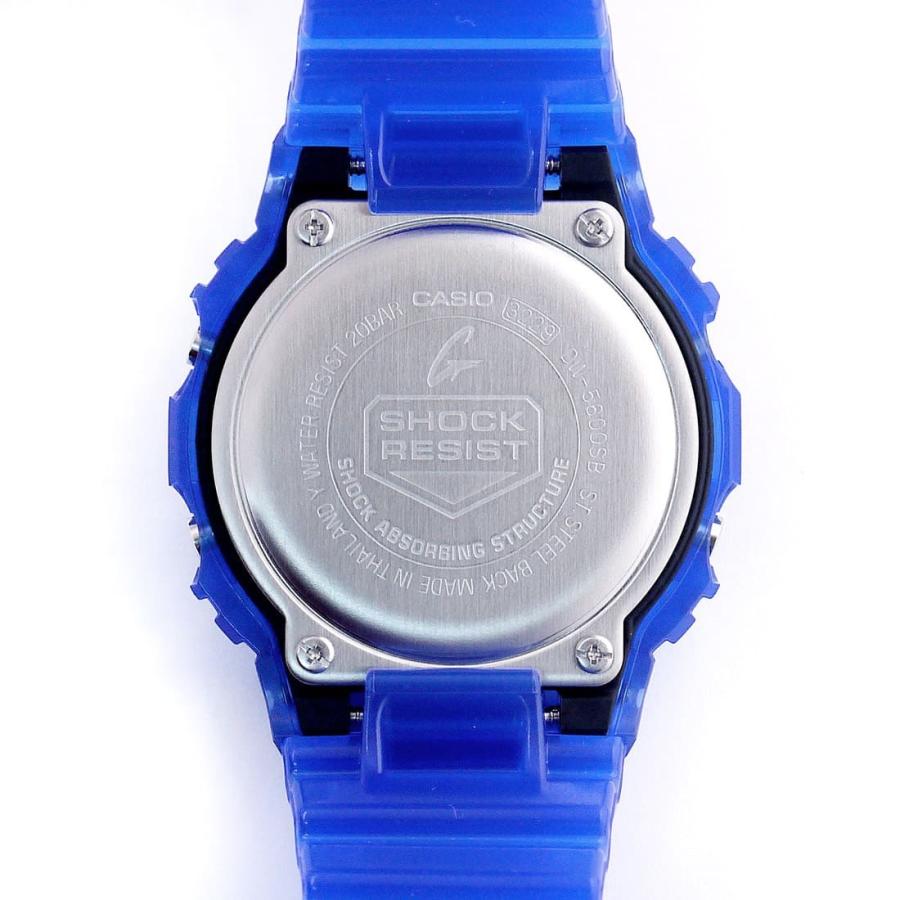 CASIO カシオ G-SHOCK G-ショック DW-5600SB-2 スケルトンブルー 海外モデル 腕時計