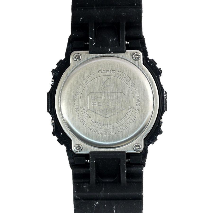 CASIO カシオ G-SHOCK Gショック DW-5600WS-1 ブラック メンズ 腕時計 ギフト ラッピング無料 送料無料｜newest｜07
