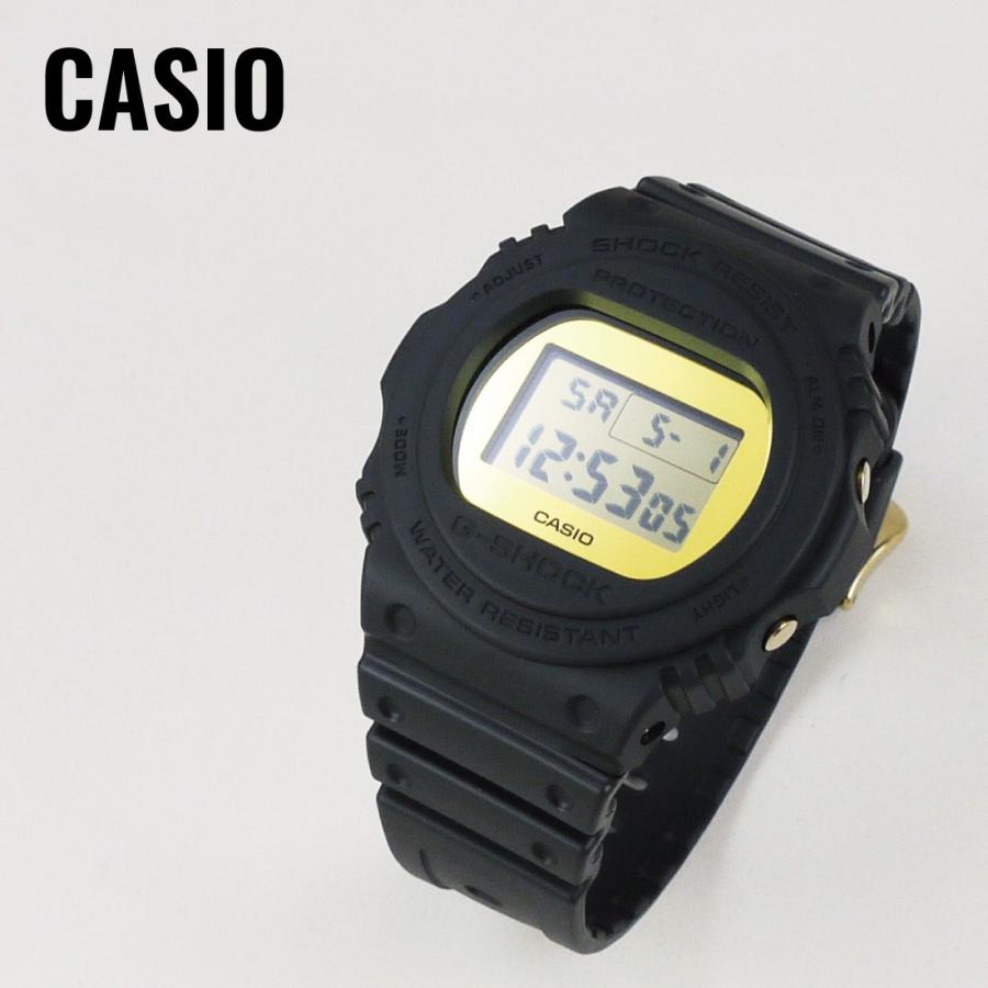 CASIO カシオ G-SHOCK G-ショック Metallic Mirror Face メタリック・ミラーフェイス DW-5700BBMB-1 ゴールド×ブラック 腕時計 送料無料｜newest