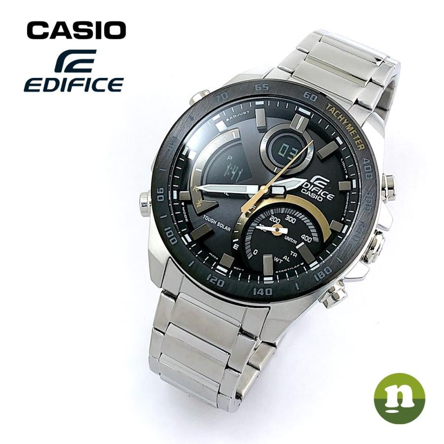 CASIO カシオ EDIFICE エディフィス ECB-900DB-1C ブラック×シルバー 腕時計 メンズ 男性｜newest