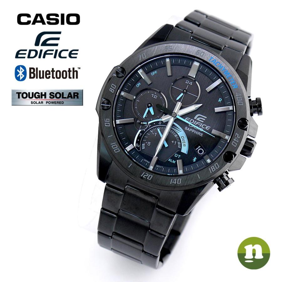 2020年2月新作 CASIO カシオ EDIFICE エディフィス EQB-1000XDC-1A ブラック×ブルー 腕時計 メンズ 男性｜newest