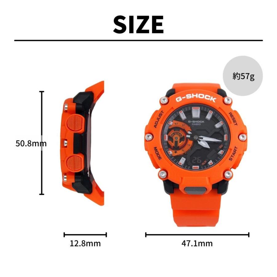 CASIO カシオ G-SHOCK Gショック GA-2200M-4A オレンジ 腕時計 メンズ 