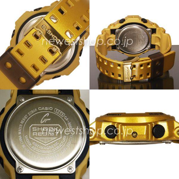 CASIO カシオ G-SHOCK G-ショック Crazy Gold クレイジーゴールド GA-300GD-9A ゴールド 海外モデル 腕時計｜newest｜03