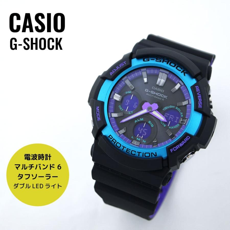 CASIO カシオ G-SHOCK ジーショック 電波ソーラー GAW-100BL-1A 