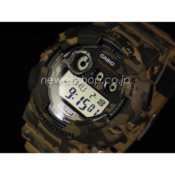 CASIO カシオ G-SHOCK Gショック amouflage Series カモフラージュシリーズ GD-120CM-5 ブラック×グリーン 腕時計｜newest