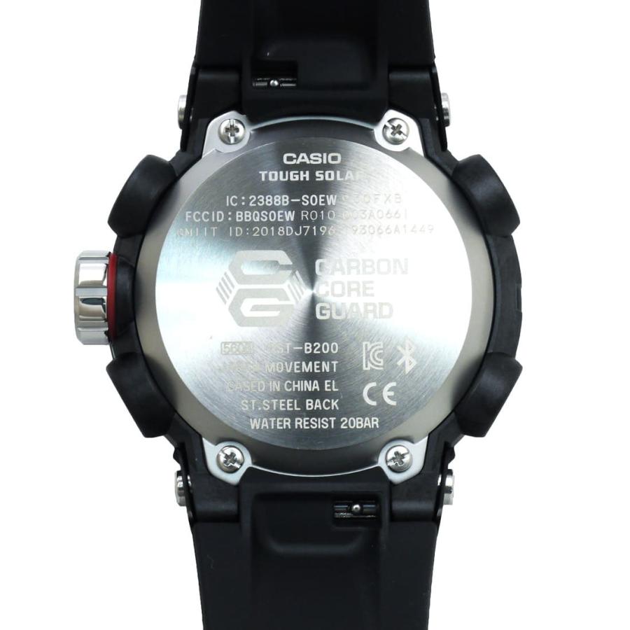 CASIO カシオ G-SHOCK ジーショック カーボンコアガード構造 GST-B200B-1A ブラック 腕時計 メンズ｜newest｜06