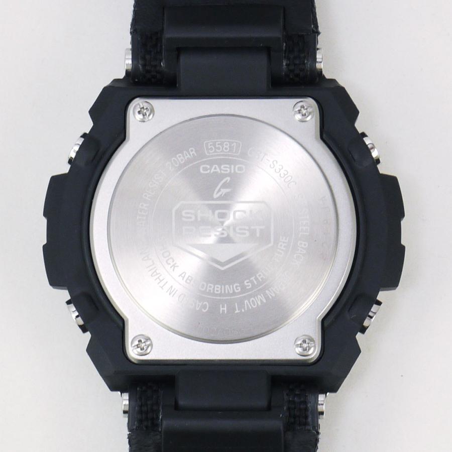 CASIO ã«ã·ãª G-SHOCK G-ã·ã§ã㯠G-STEEL Gã¹ãã¼ã« GST-S330C-1A ãã©ãã¯Ãã·ã«ãã¼ ã¡ã³ãº è
æè¨ :GST-S330C-1A:è
æè¨ã·ã§ãã
