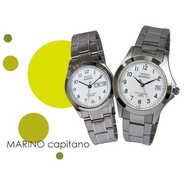MARINO capitano マリノキャピターノ MC-515T-5 ホワイト×シルバー 腕時計 メンズ｜newest｜04