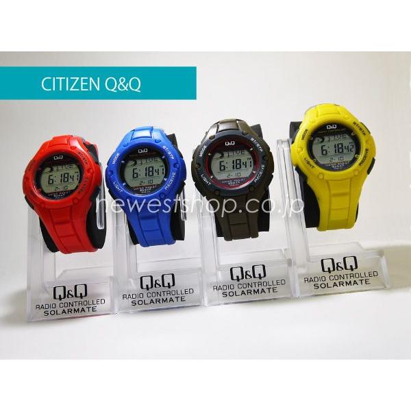 CITIZEN シチズン Q&Q デジタルソーラー電波時計 MHS6 全4色 腕時計 レビューを書いて5,250円｜newest