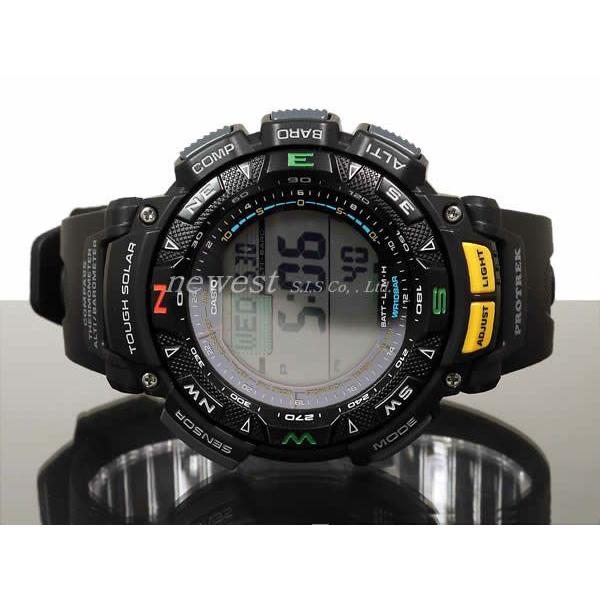 CASIO カシオ 腕時計 プロトレック/パスファインダー PRG-240-1 ブラック 海外モデル PRG240-1｜newest｜02